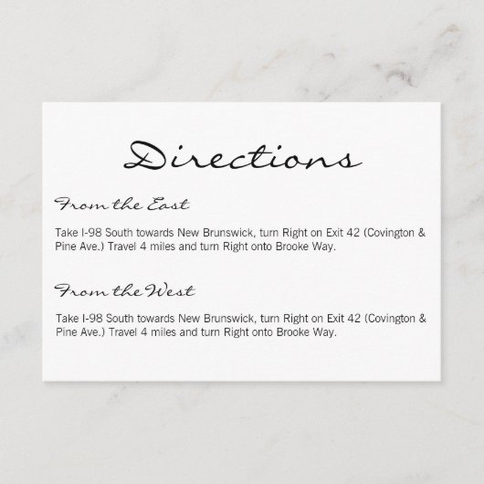 Wegweiser | Basic-weiß Begleitkarte (Vorderseite)