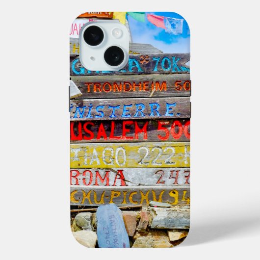 Wegweiser Case-Mate iPhone Hülle (Rückseite)