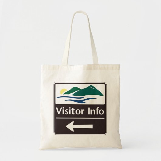 Wegweiser für Besucherinformationen auf der Bag Tragetasche (Vorne)