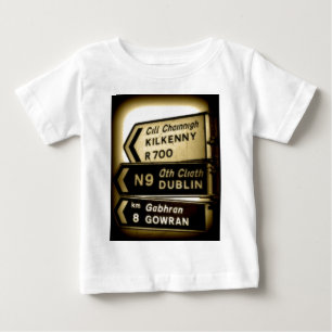 Wegweiser für Irland Baby T-shirt