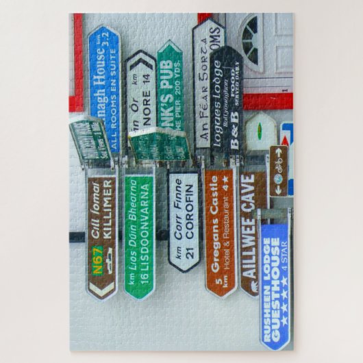 Wegweiser für Irland Puzzle (Vertikal)