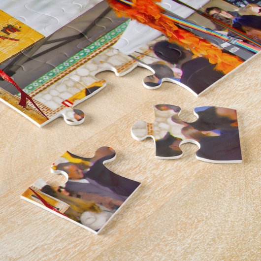 Wegweiser in Madrid. Puzzle (Seite)