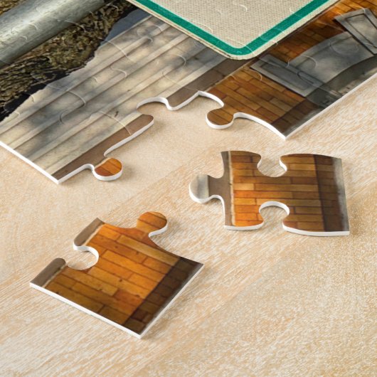 Wegweiser in Woodstock, Vermont Puzzle (Seite)