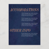 Wegweiser, Informationen, Set Hochzeiten Begleitkarte (Rückseite)