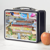 Wegweiser Metall Brotdose (Beispiel)