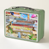 Wegweiser Metall Brotdose (Rückseite)