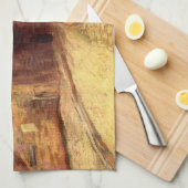 Wegweiser mit der U-Bahn Viadukt von Vincent van G Geschirrtuch (Viertel Falte)