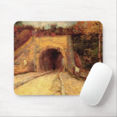 Wegweiser mit der U-Bahn Viadukt von Vincent van G Mousepad (Mit Mouse)