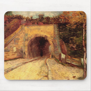 Wegweiser mit der U-Bahn Viadukt von Vincent van G Mousepad