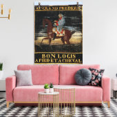 Wegweiser mit Frederick the Great auf Horseend Leinwanddruck (Insitu (Wohnzimmer))