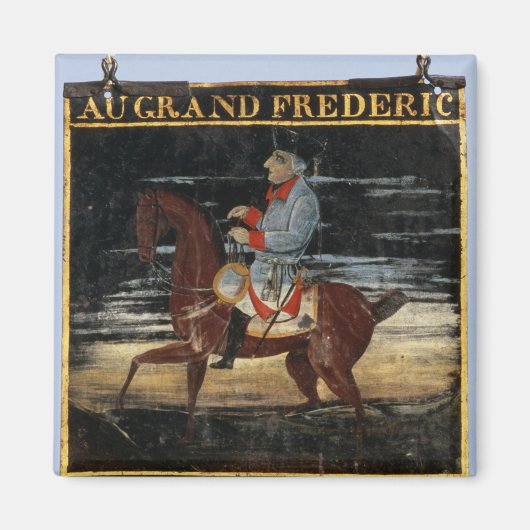 Wegweiser mit Frederick the Great auf Horseend Magnet (Vorne)