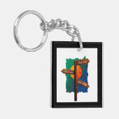 Wegweiser Schlüsselanhänger (Vorderseite links)