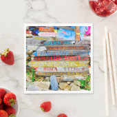 Wegweiser Serviette (Beispiel)