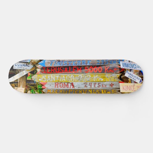 Wegweiser Skateboard (Horizontal)