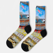 Wegweiser Socken (Linkes Detail)