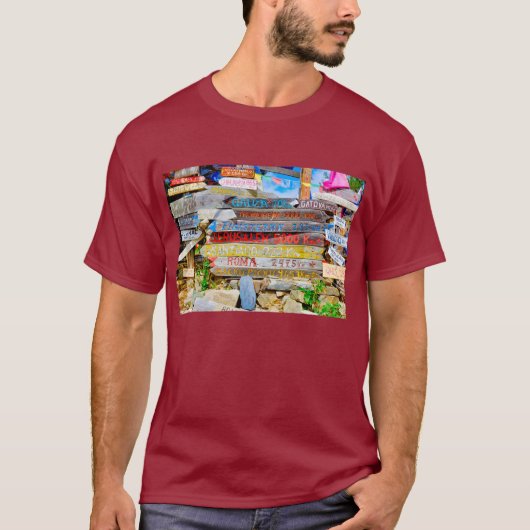 Wegweiser T-Shirt (Vorderseite)