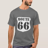 Wegweiser T - Shirt - Route 66 - Anpassbar (Vorderseite)
