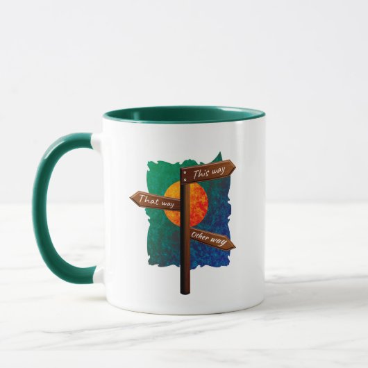 Wegweiser Tasse (Links)