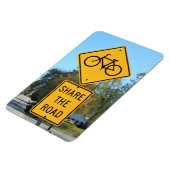 Wegweiser und Fahrradwege gemeinsam nutzen Magnet (Linke Seite)