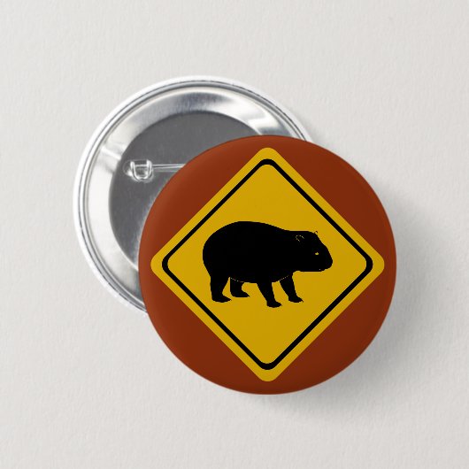 Wegweiser Wombat Button (Vorne & Hinten)