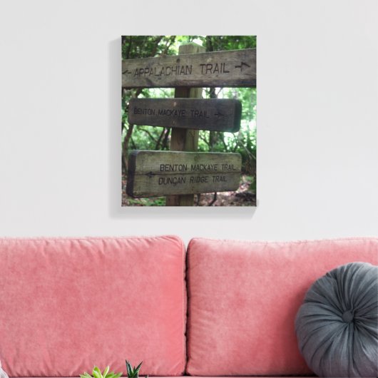 Wegweiser zur Leinwand (Insitu (Wohnzimmer))