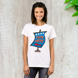 Wegweiser zur Wahlurne T-Shirt