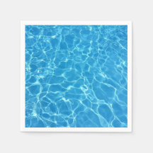 Wegwerfserviette Blue Water