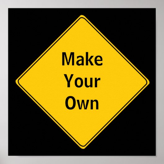 Wegzeichen - Machen Sie Ihr eigenes Poster (Vorne)