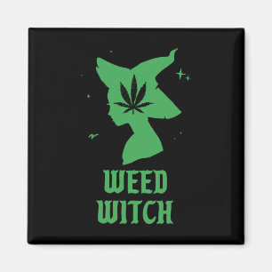 Weh Witch Funny Spooky Vibes Halloween-Kostüm Magnet