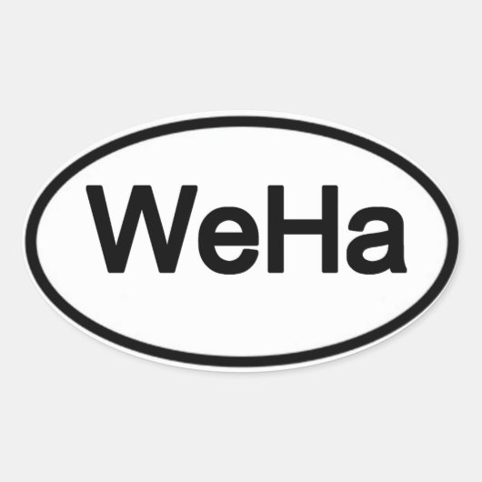 WeHa Sticker (Vorderseite)