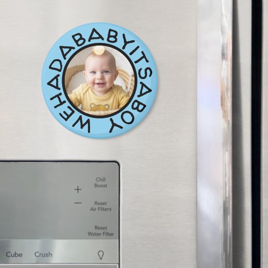 Wehadabyitsaboyitsaboys lustiger Text aus alten Ze Magnet (In Situ (Kühlschrank))