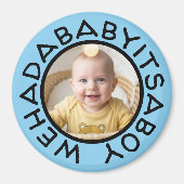 Wehadabyitsaboyitsaboys lustiger Text aus alten Ze Magnet (Vorne)