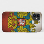 Wehende Flagge Russlands Case-Mate iPhone Hülle (Rückseite (Horizontal))