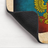 Wehende Flagge Russlands Mousepad (Ecke)