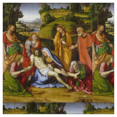 Wehklage durch Andrea Solario Stoff (Nahaufnahme)