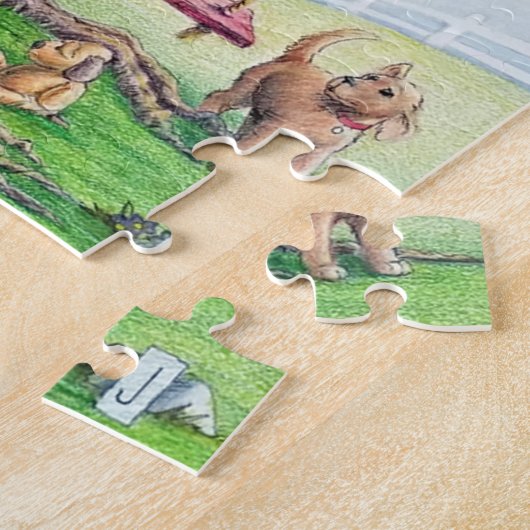 Wehmütige Weide Puzzle (Seite)