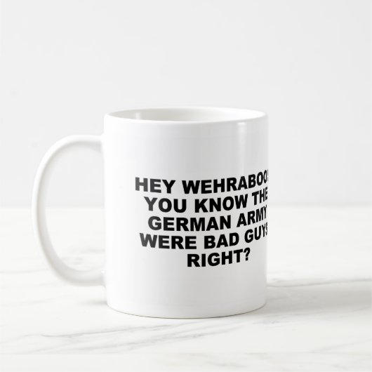 Wehraboo-Tasse Kaffeetasse (Links)
