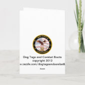 Wehrdienstausweis Walliser Marine Feiertagskarte (Rückseite)