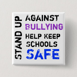 Wehren Sie sich gegen einschüchternknopf Button