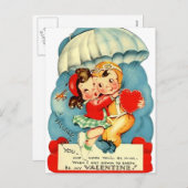 Wehrmacht Valentinstag Postkarte (Vorne/Hinten)