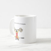 Weibchen aus Schwermetall (Squat) Kaffeetasse (Vorderseite Links)