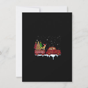 Weibchen Deutscher Schäferhund Dog Christmas Red K Einladung
