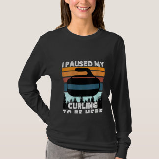 Weibchen, die ich aufhielt, um hier lustigen Winte T-Shirt