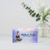 Weibchen, die sich im Kreuzgerüst sitzen | Pastel Visitenkarte (Stehend Vorderseite)