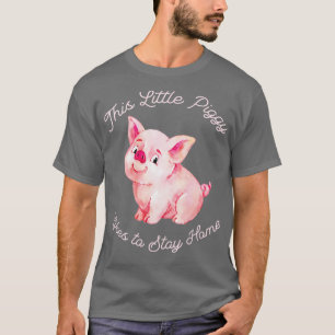 Weibchen dieses kleinen Schweins Bleibe gerne Zuha T-Shirt