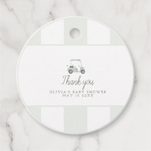 Weibchen-Golfwagen-Geschenk Geschenkanhänger