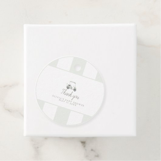 Weibchen-Golfwagen-Geschenk Geschenkanhänger (Beispiel)