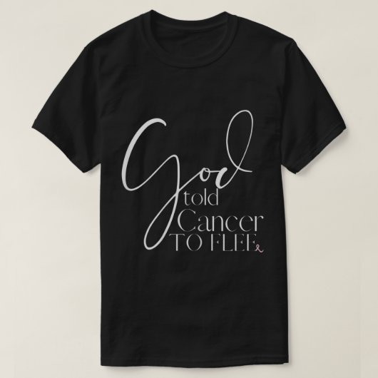 Weibchen Gott sagte Krebs zu fliehen Krebs freies  T-Shirt (Design vorne)