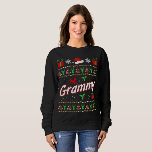 Weibchen Grammy Weihnachtsgeschenk T - Shirt Idee (Vorne ganz)