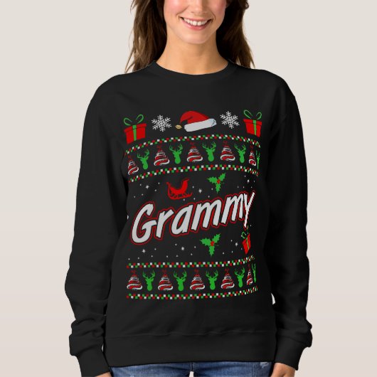 Weibchen Grammy Weihnachtsgeschenk T - Shirt Idee (Vorderseite)